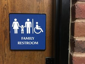 Ada restroom signs made by Envision Orlando