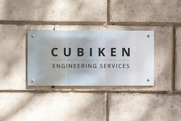 Cubiken acrylic signs made by Envision Orlando