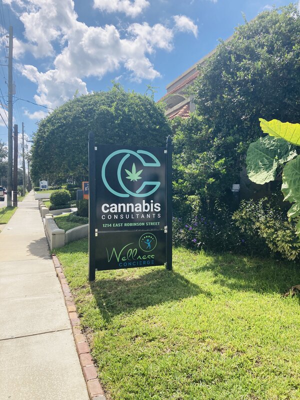 Custom Aluminium Signs of Cannabis Consultants Designed by Envision Orlando